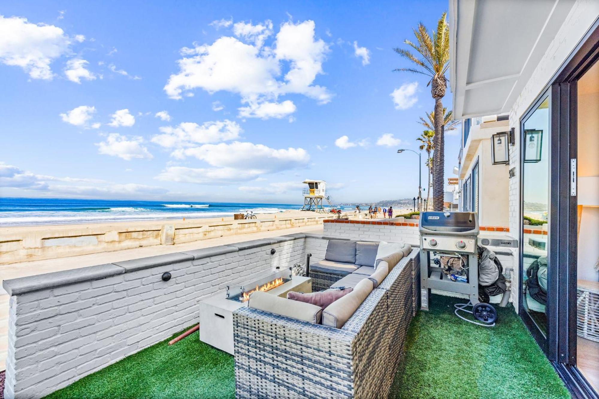 Luxury Ground N Oceanfront Unit With Patio Lounge Villa San Diego Exteriör bild